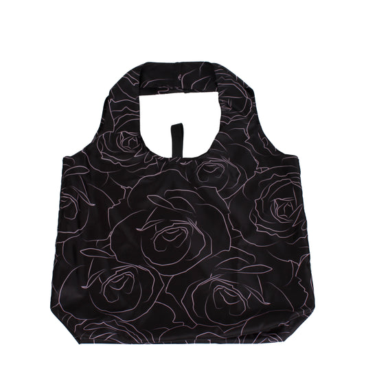 Rose-Black and Pink Reusable Bag
