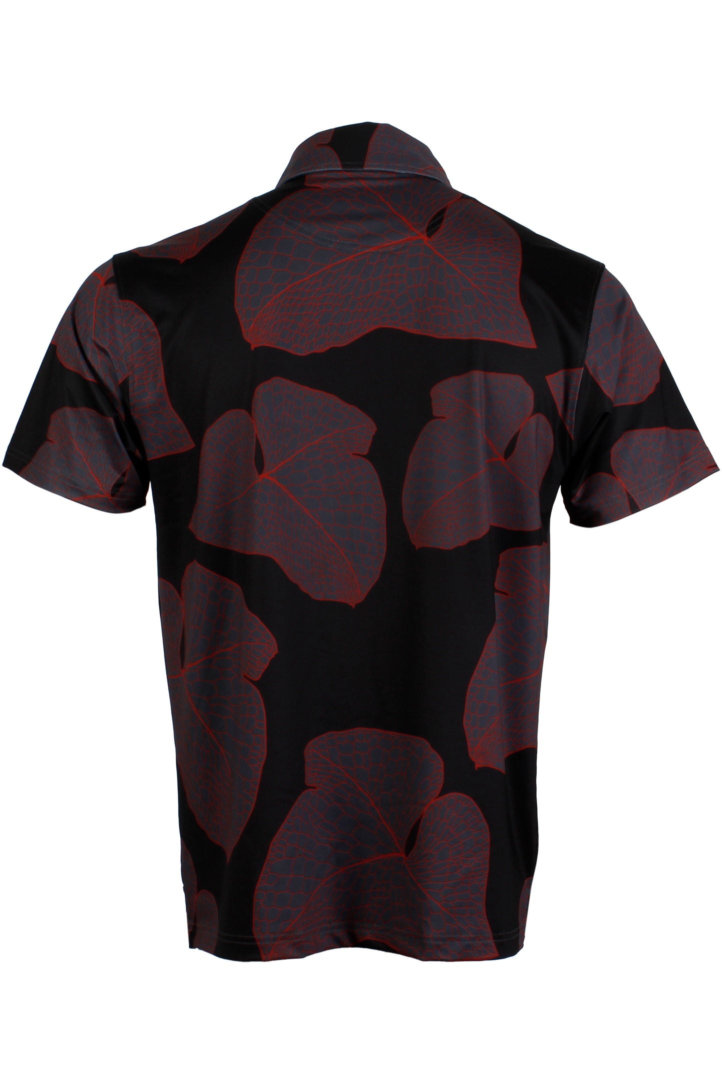 Pe'ahi-Black and Red Polo