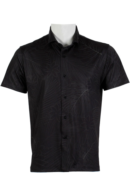 Tiare-Black Button Down