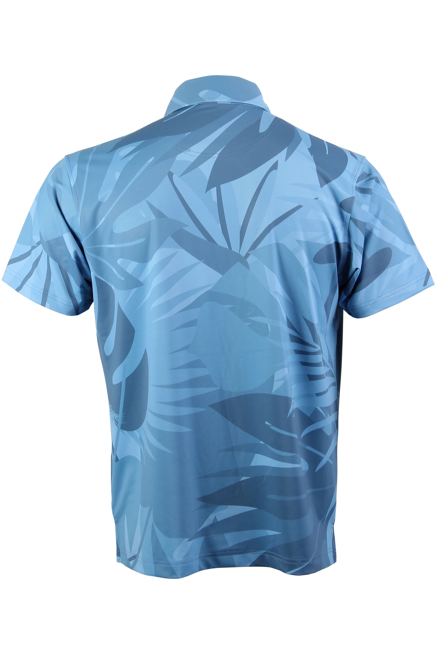 Island Garden-Blue Button Down