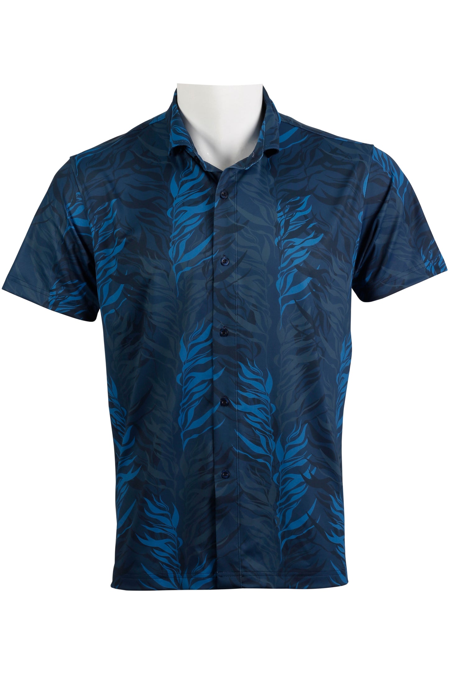 Blue Ocean Bloom Button Down
