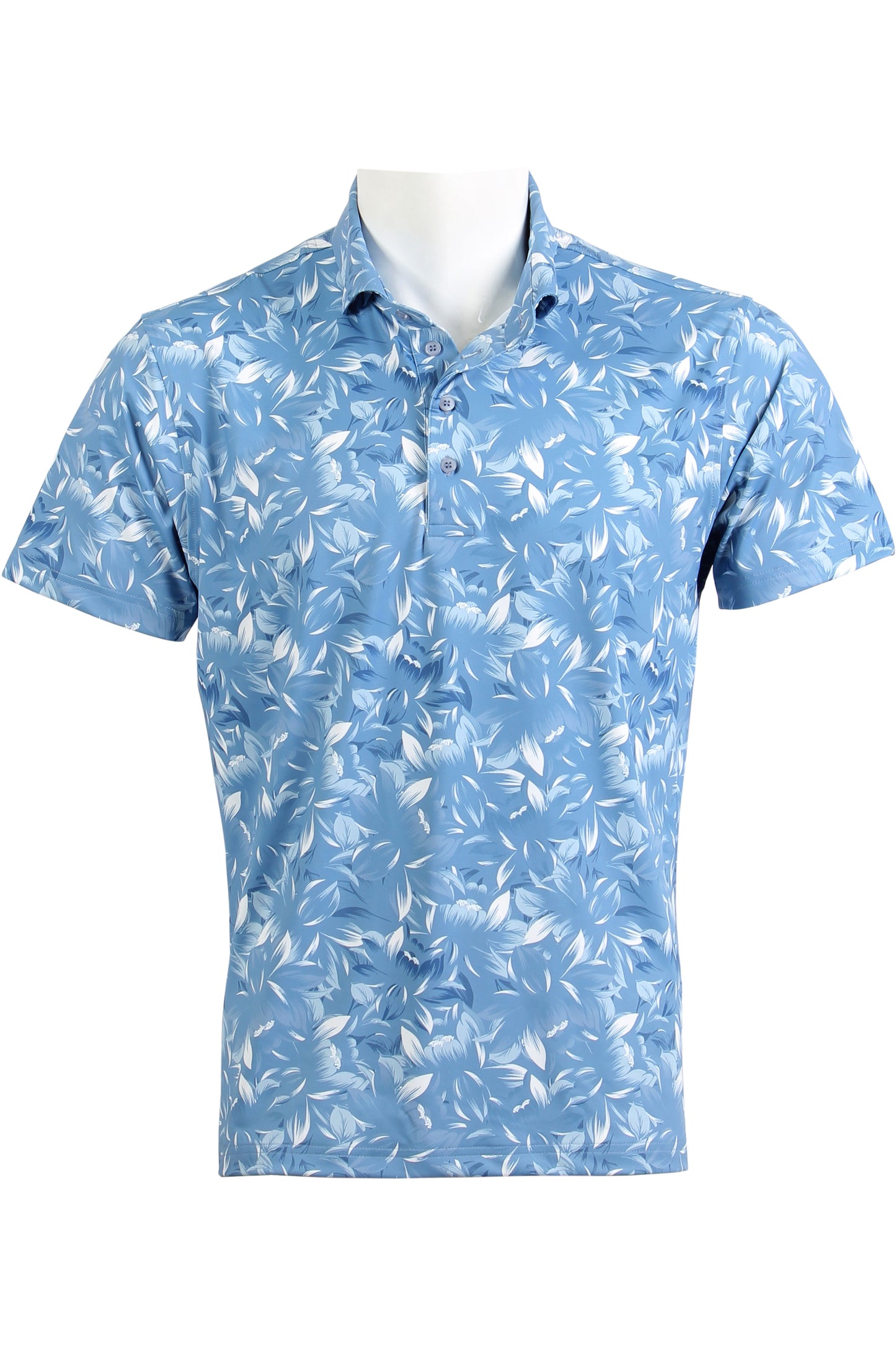 Painted Pua-Blue Polo