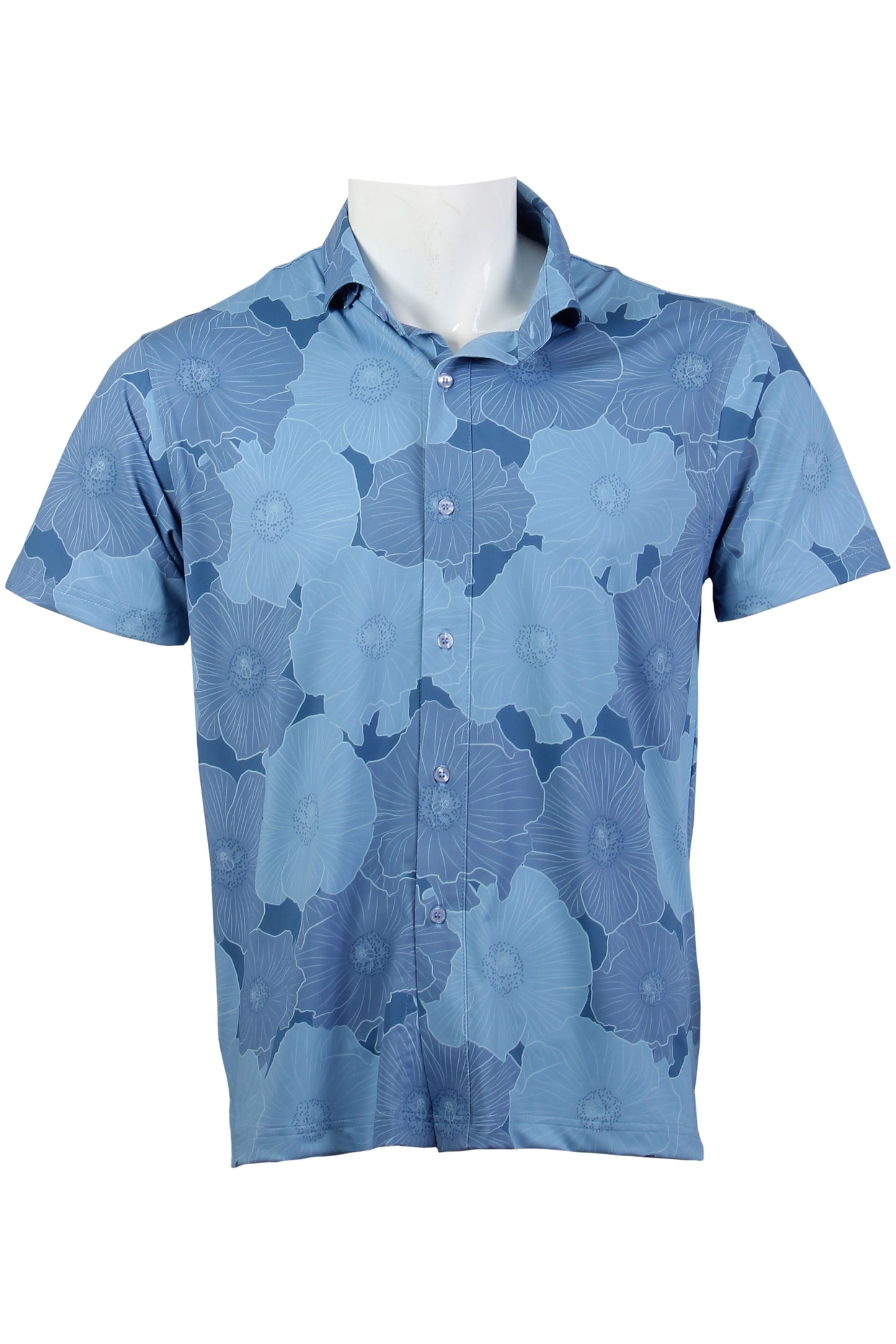 Pua Kala-Blue Button Down