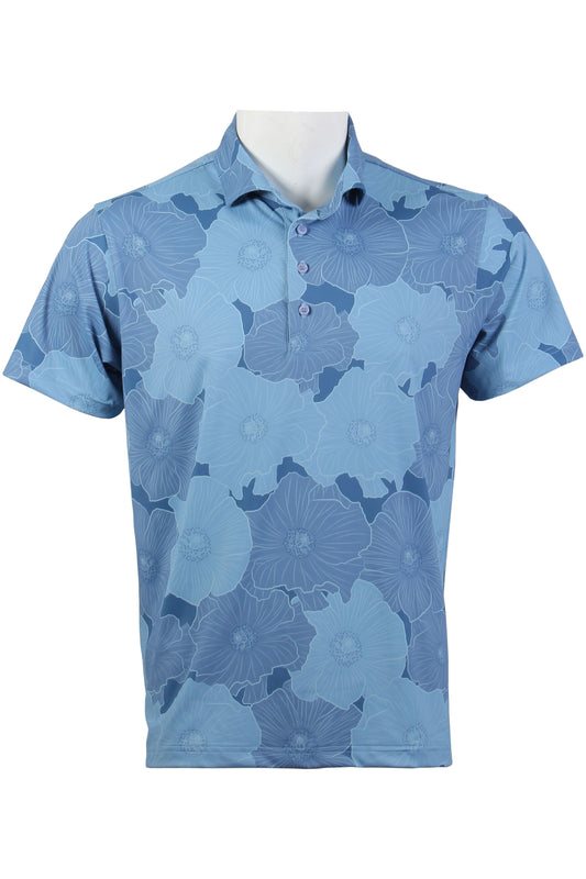 Pua Kala-Blue Polo