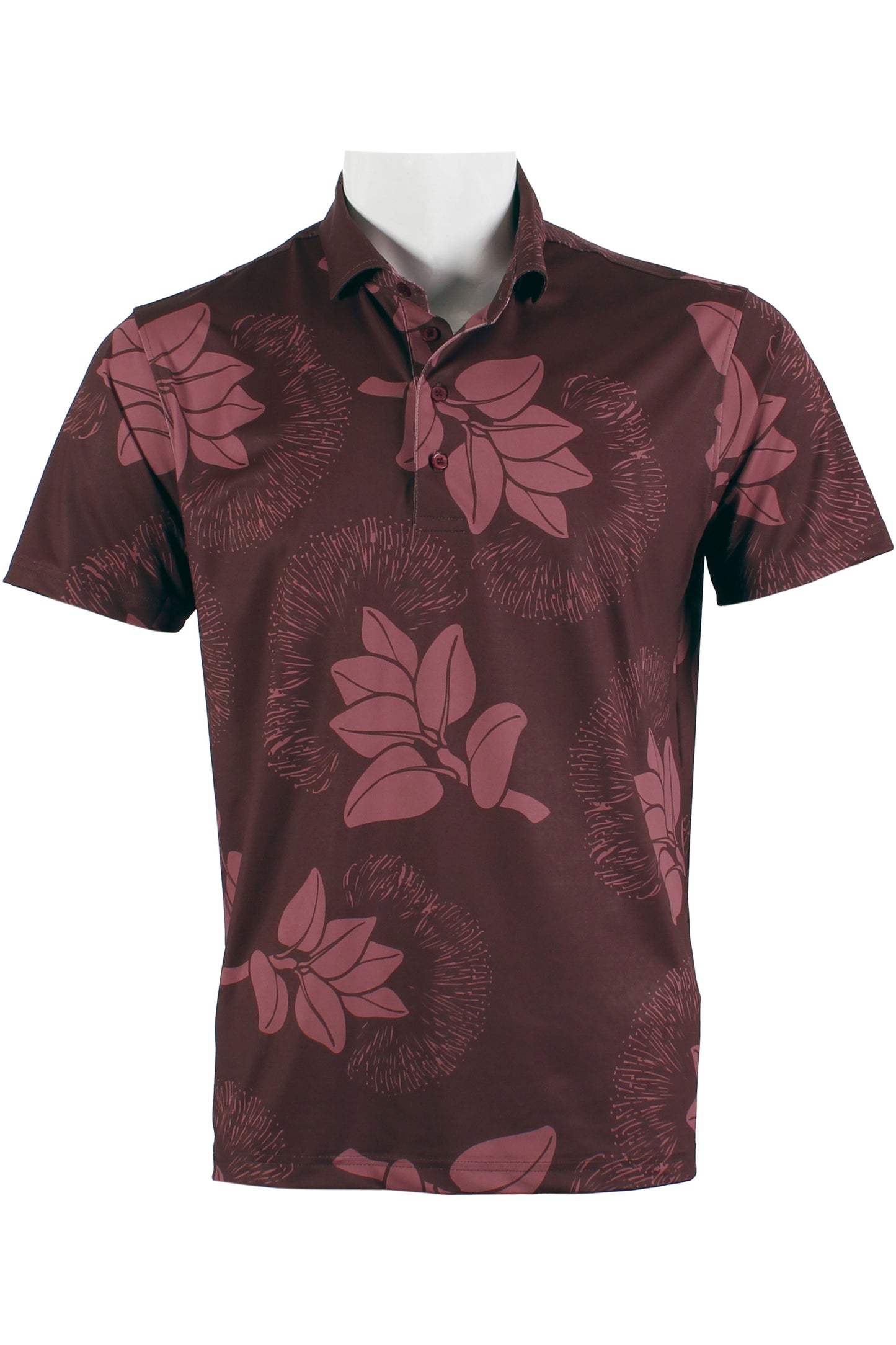 'Ohi'a Lehua-Burgundy Polo