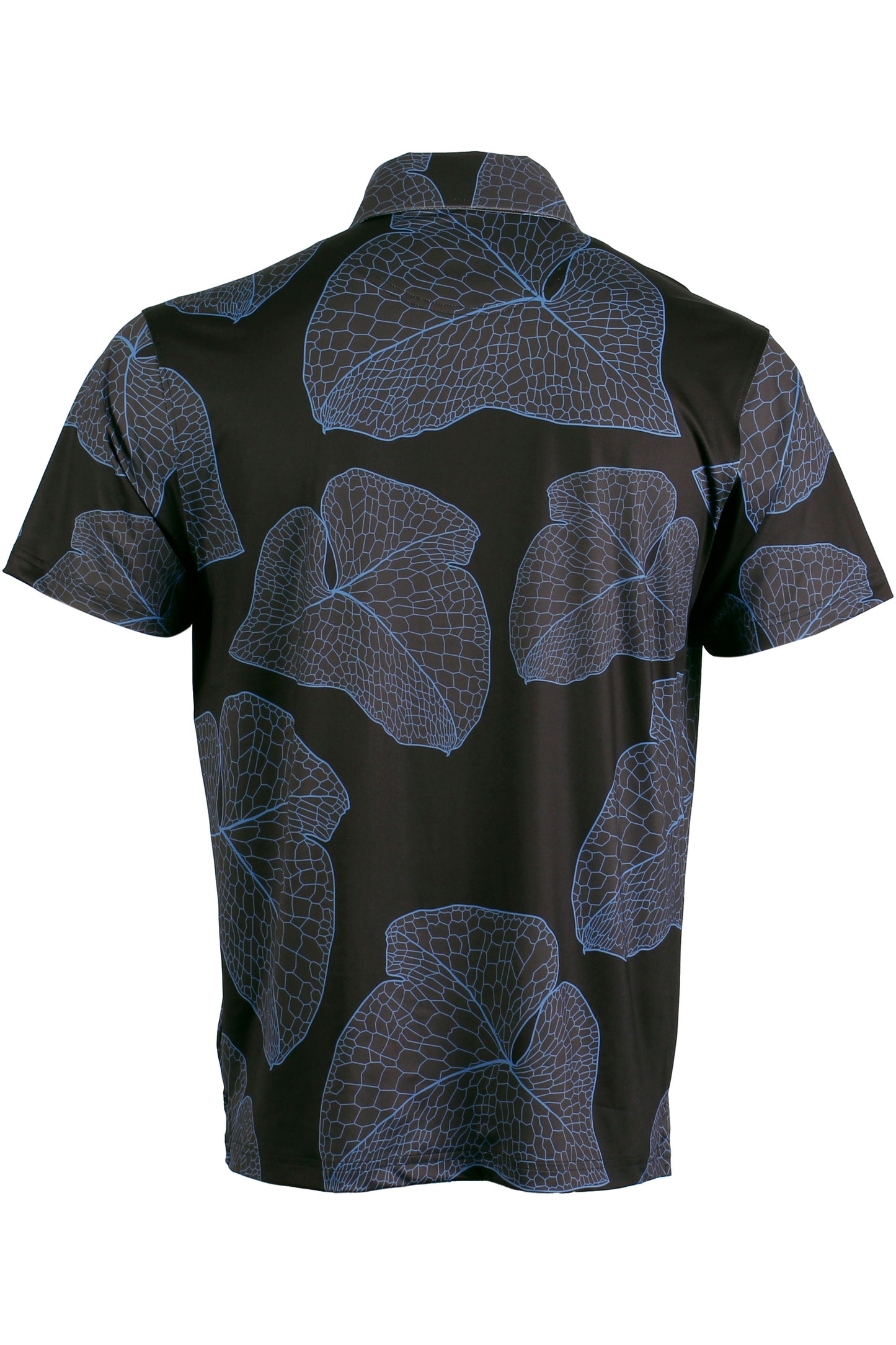 Pe'ahi-Charcoal and Blue Polo