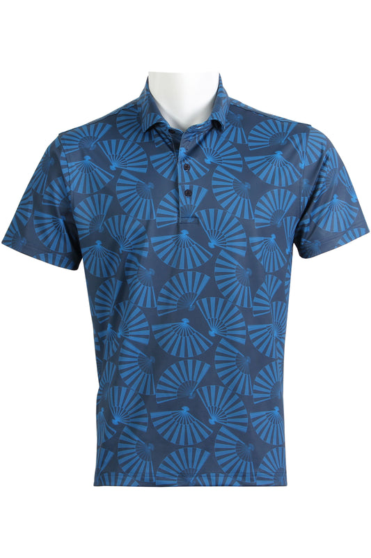 Dark Blue Fan Polo