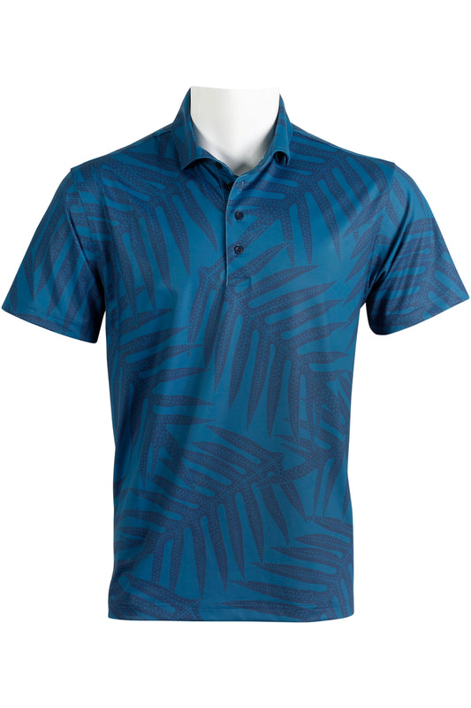 Laua'e Fern-Dark Blue Polo