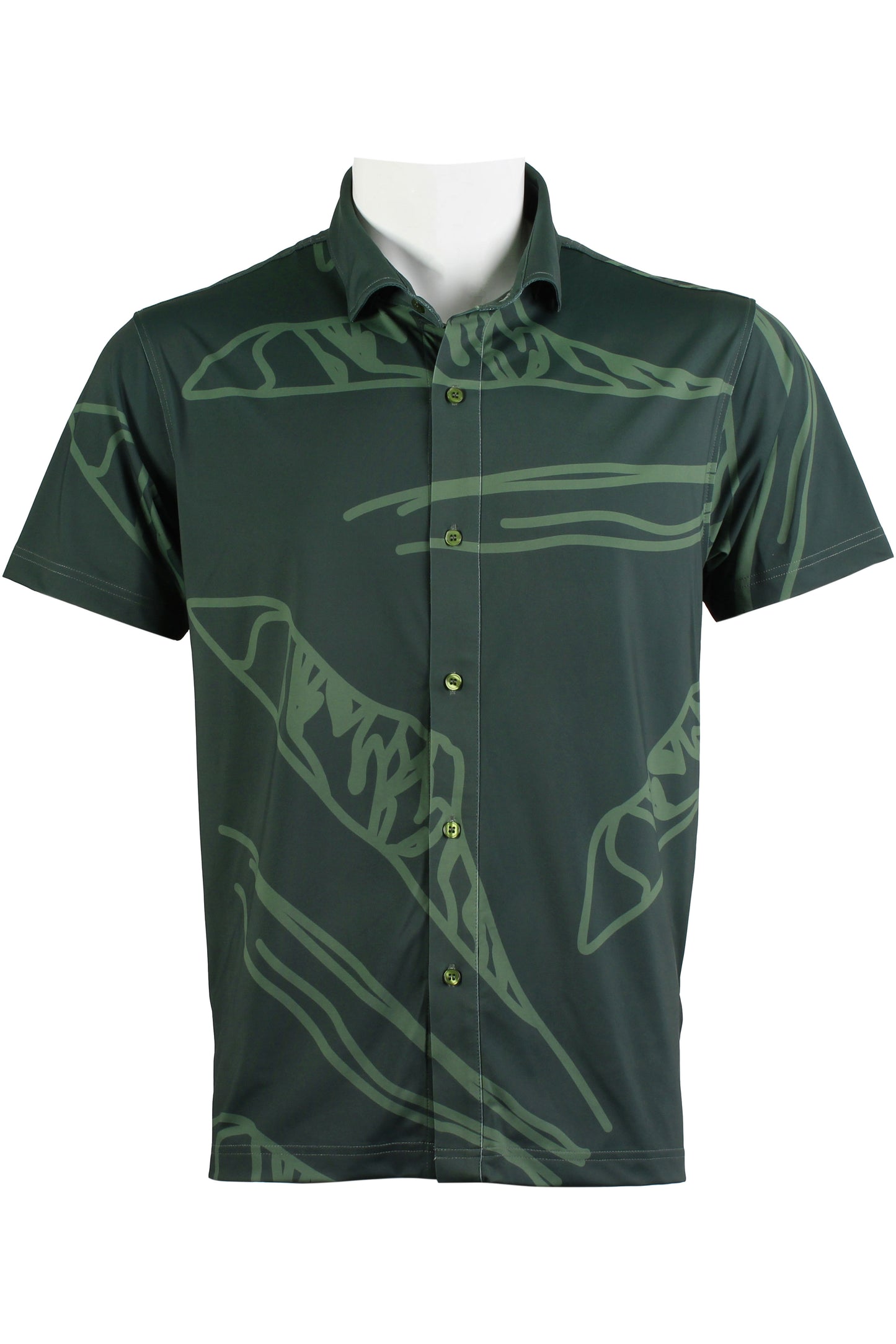 Diamond Head-Dark Green Button Down