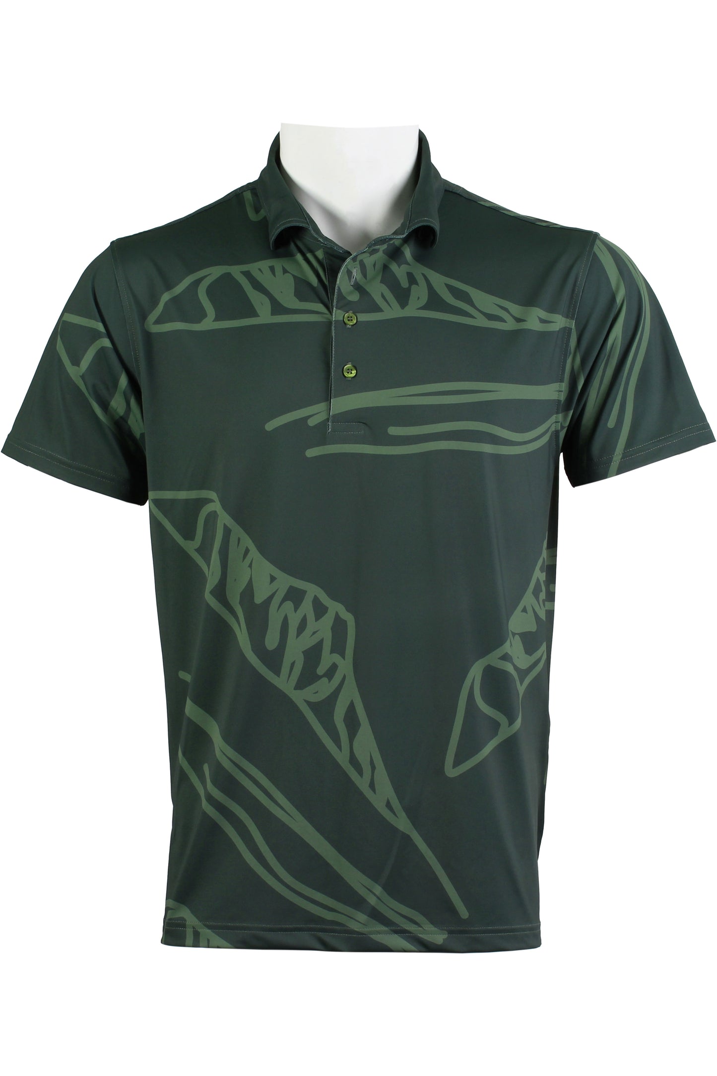 Diamond Head-Dark Green Polo