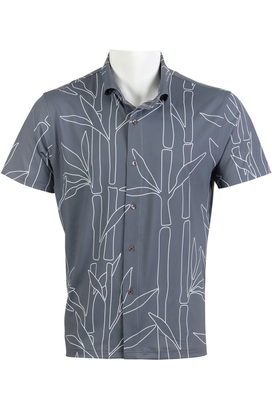 Bamboo-Gray Button Down