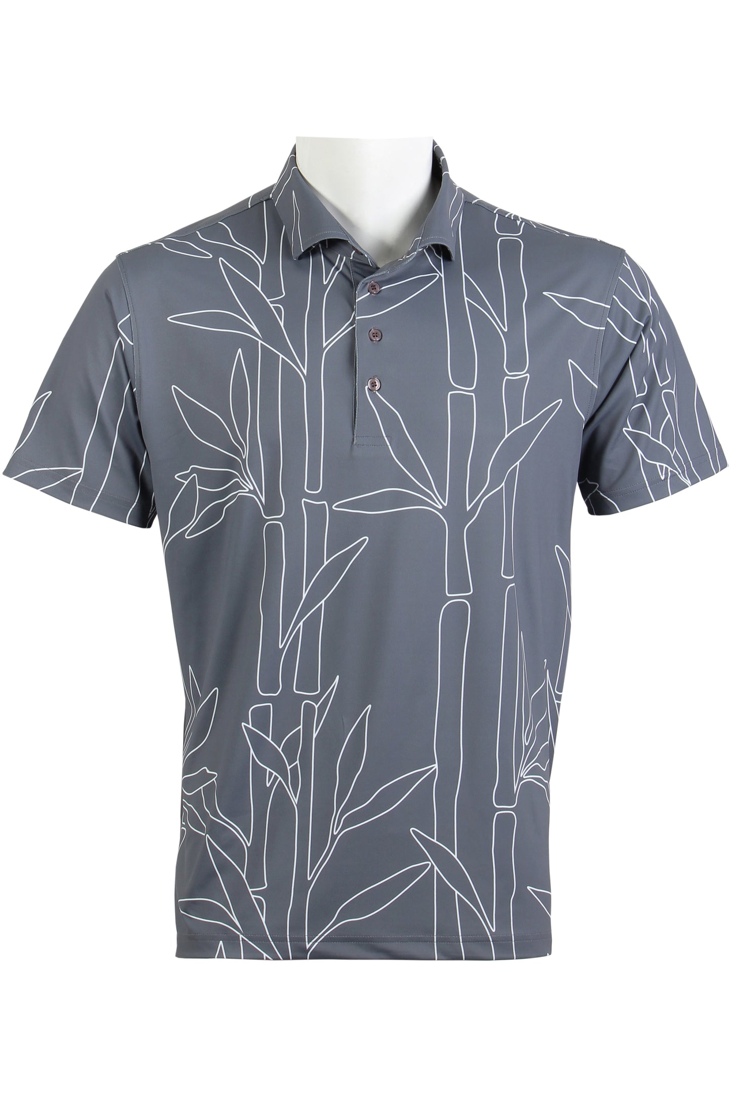 Bamboo-Gray Polo