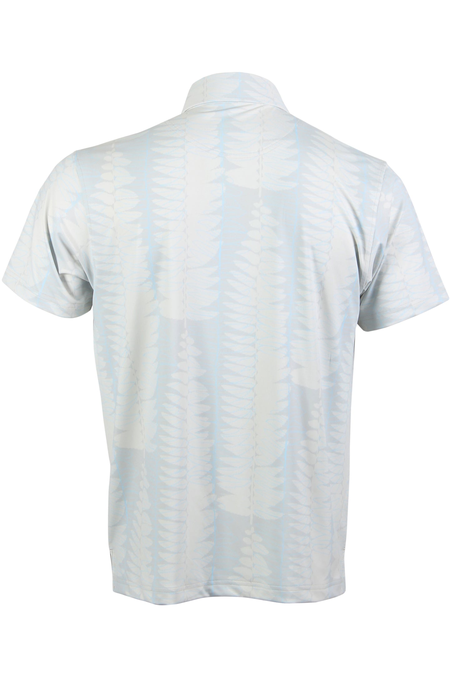 Kupukupu-Gray and Light Blue Polo