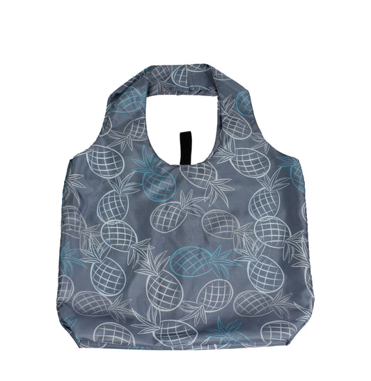 Mini Pineapple-Gray and Blue Reusable Bag