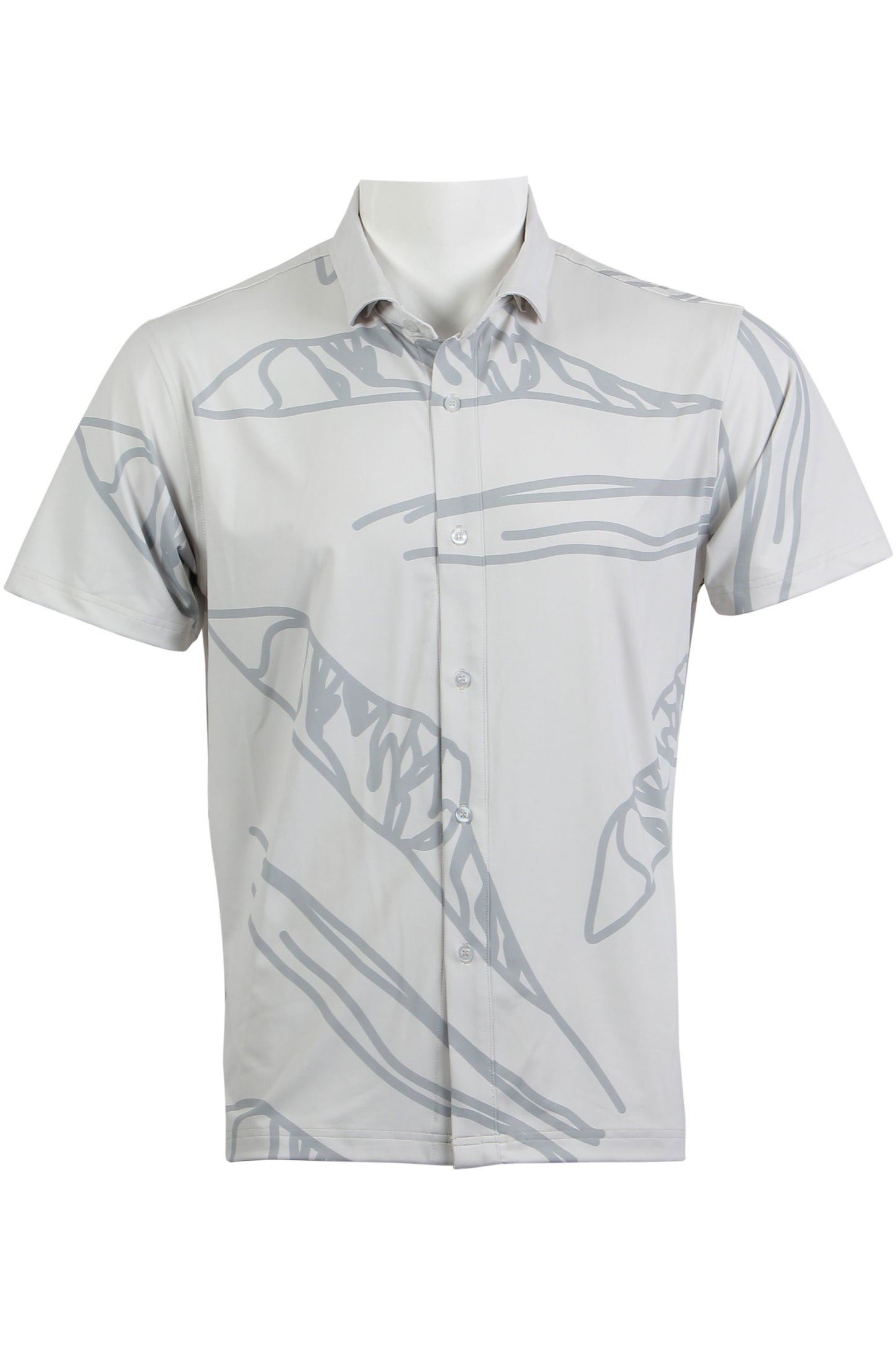 Diamond Head-Gray Button Down