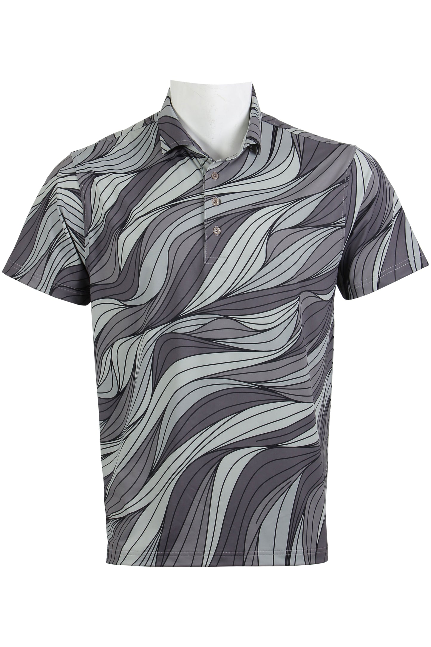Ocean Current-Gray Polo