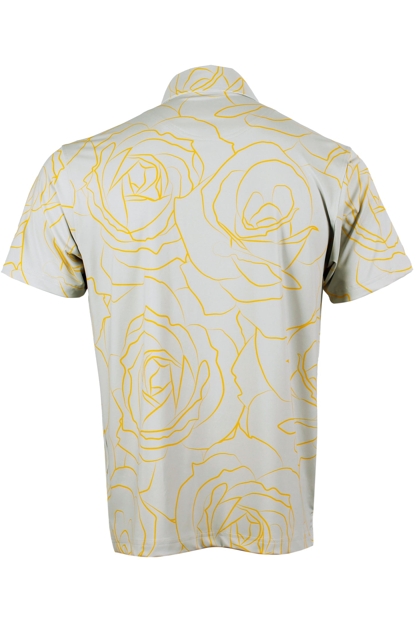 Rose-Gray and Yellow Polo