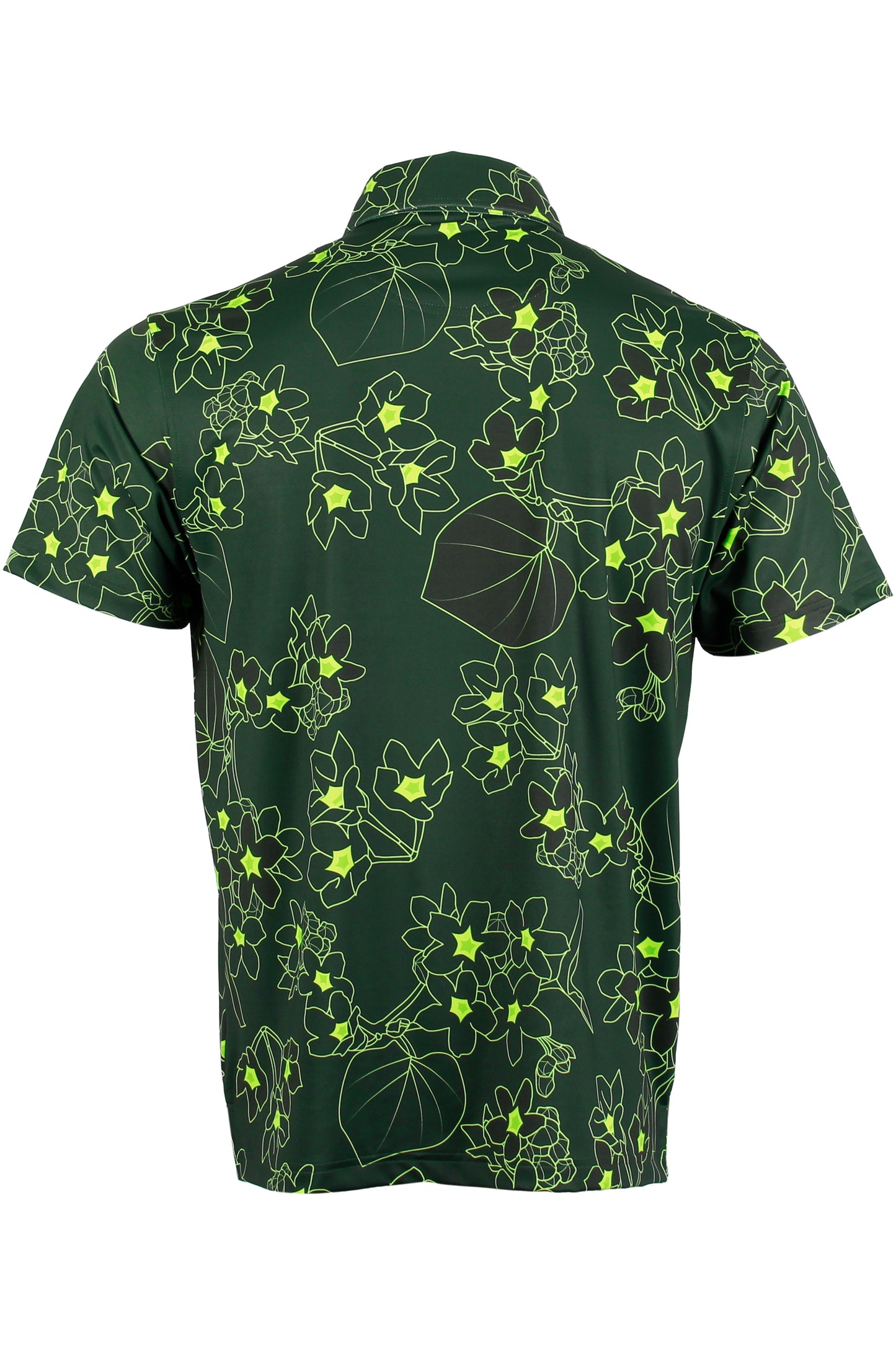 Pakalana-Green and Chartreuse Button Down