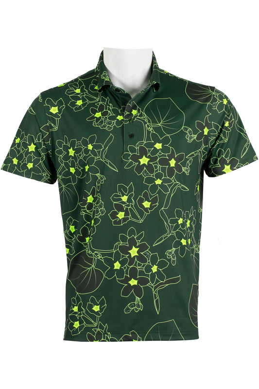 Pakalana-Green and Chartreuse Polo