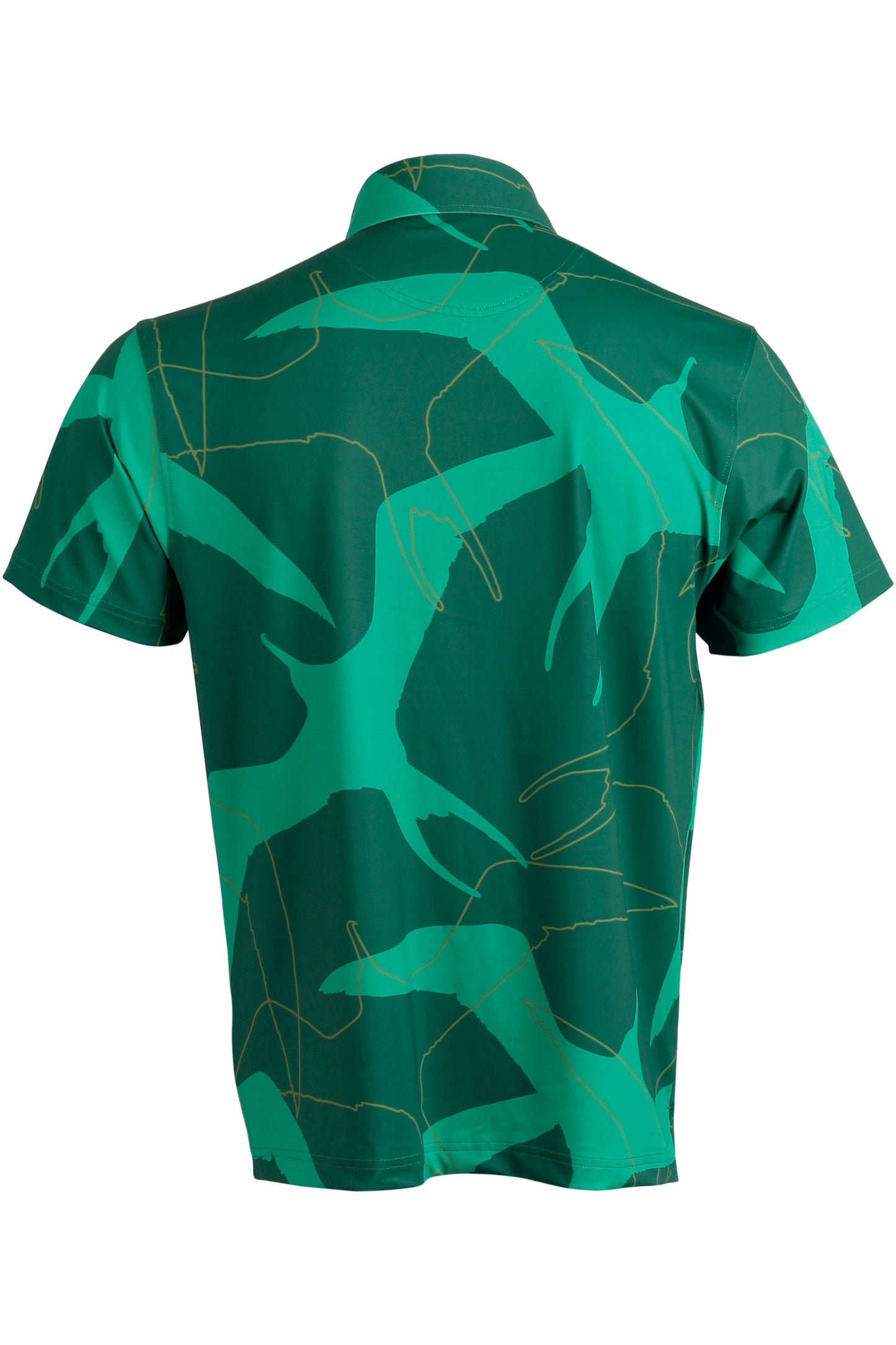 Green 'Iwa Bird Button Down