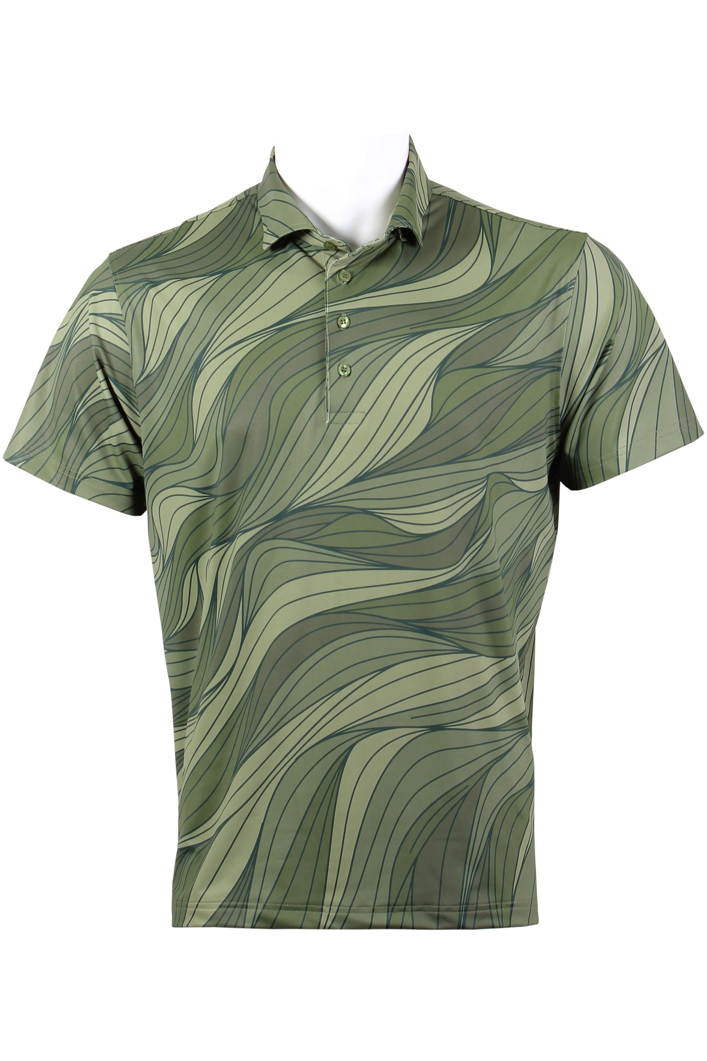 Ocean Current-Green Polo