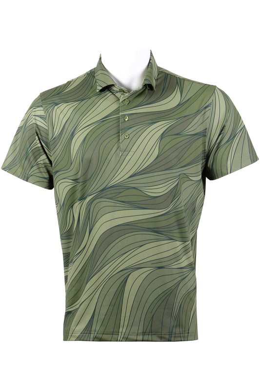 Ocean Current-Green Polo