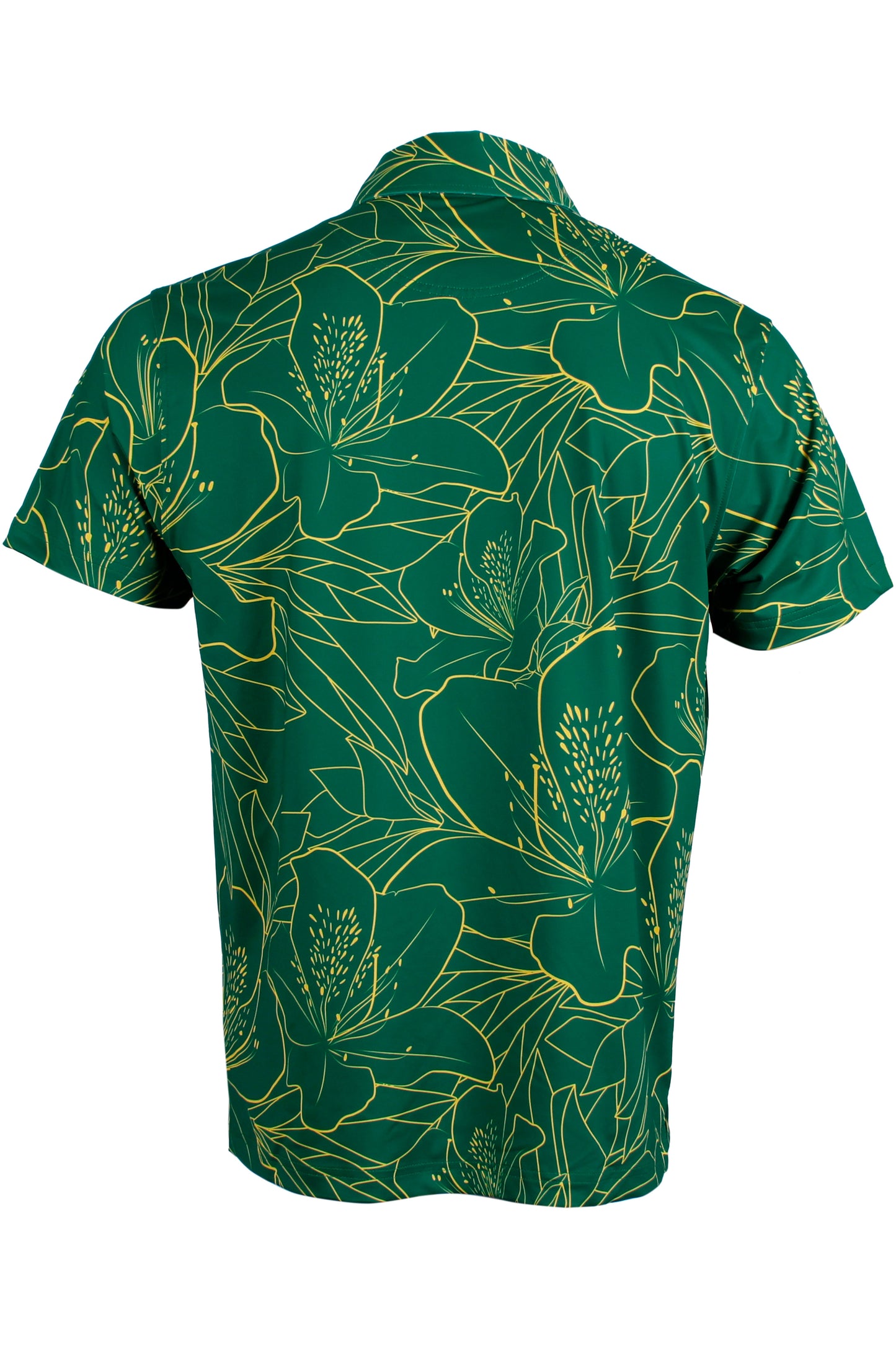 Azalea-Green and Yellow Button Down