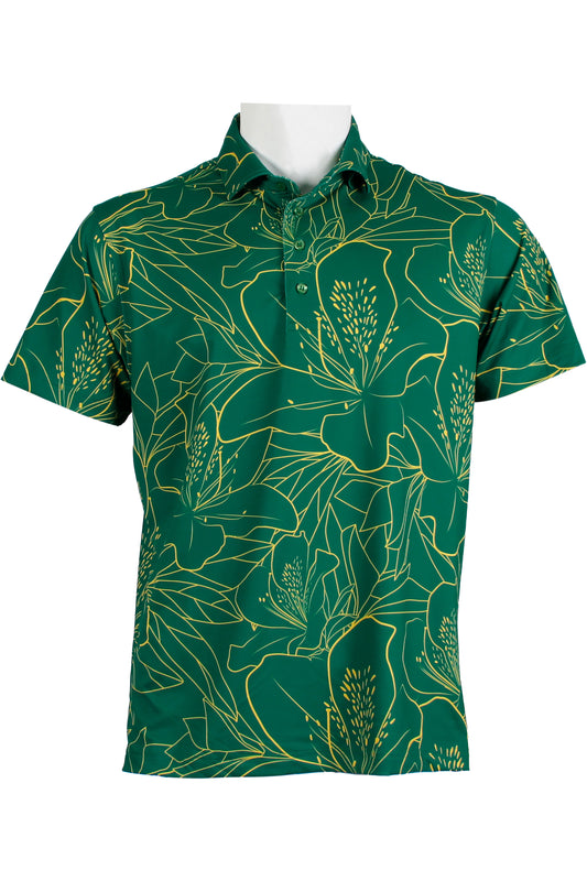 Azalea-Green and Yellow Polo