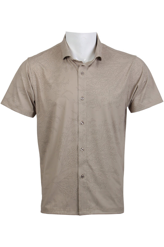 Pala'a-Greige Button Down