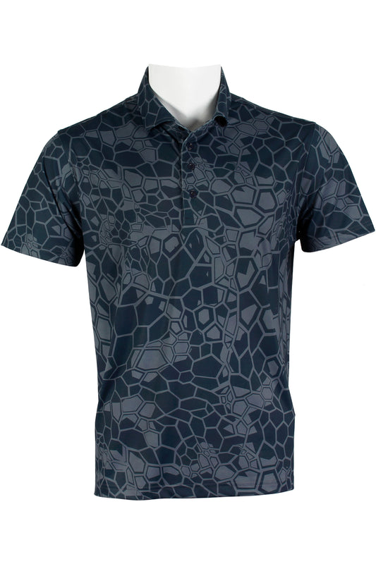 Meli-Gunmetal Blue Polo
