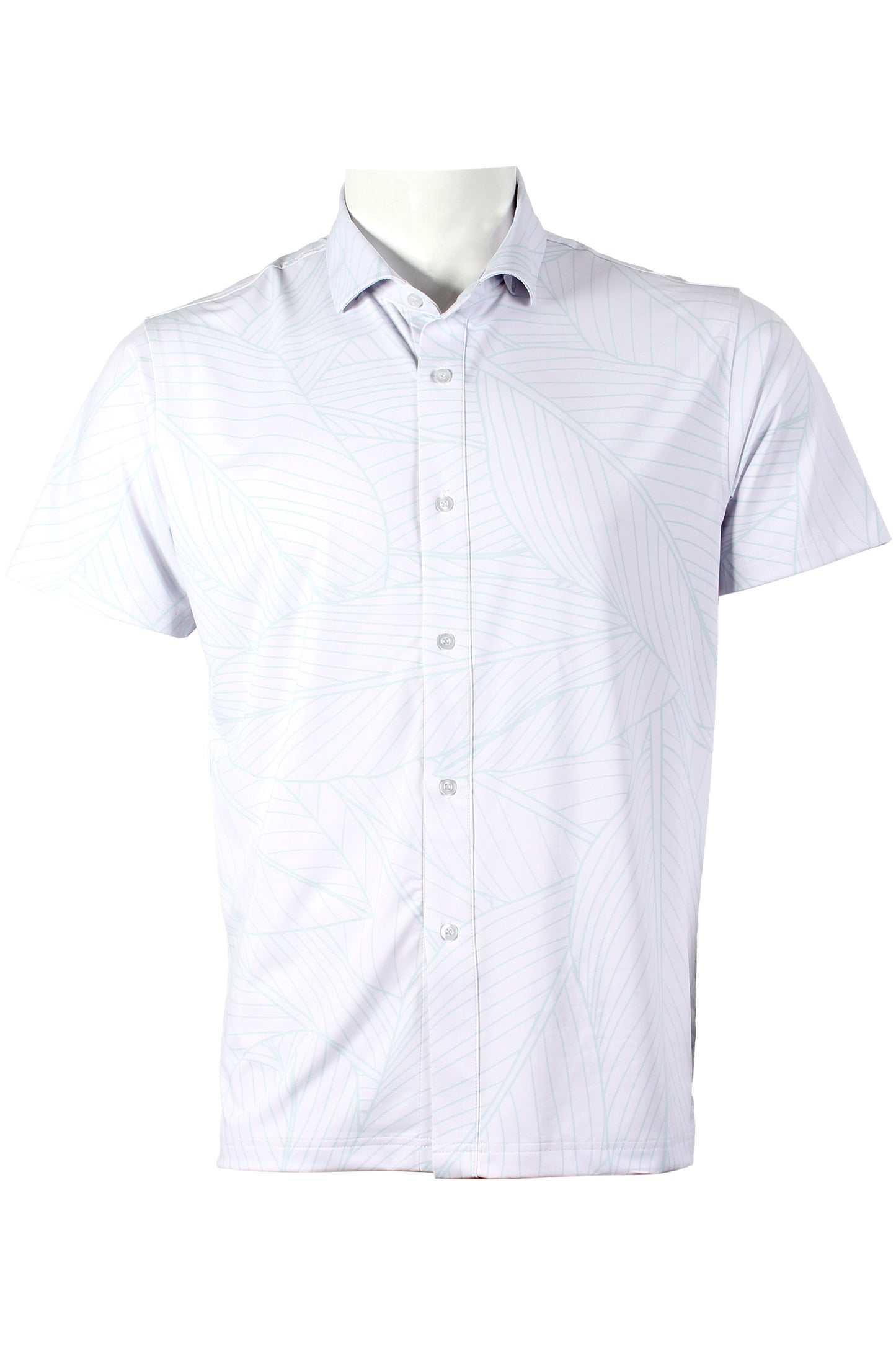 Ti Leaf-Lavender and Light Blue Button Down