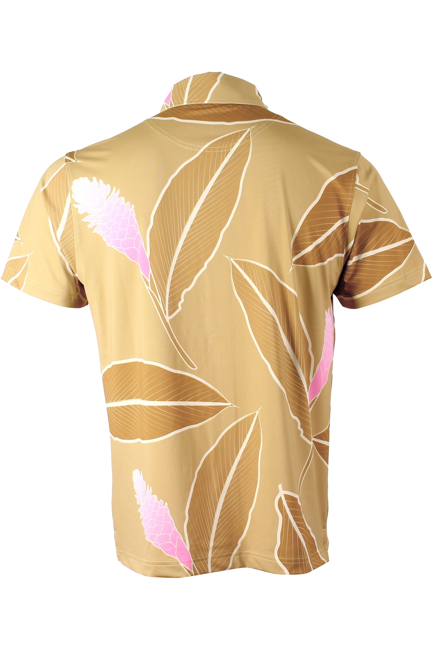 Ginger-Brown and Pink Polo