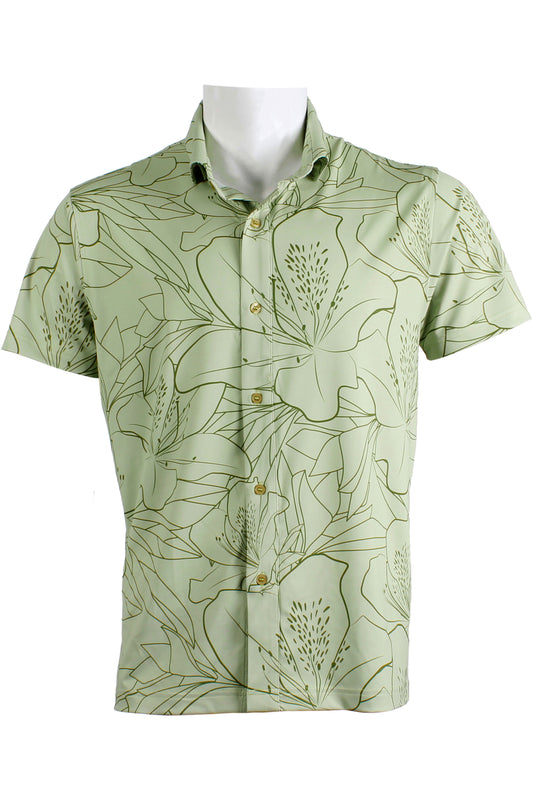 Azalea-Light Green Button Down
