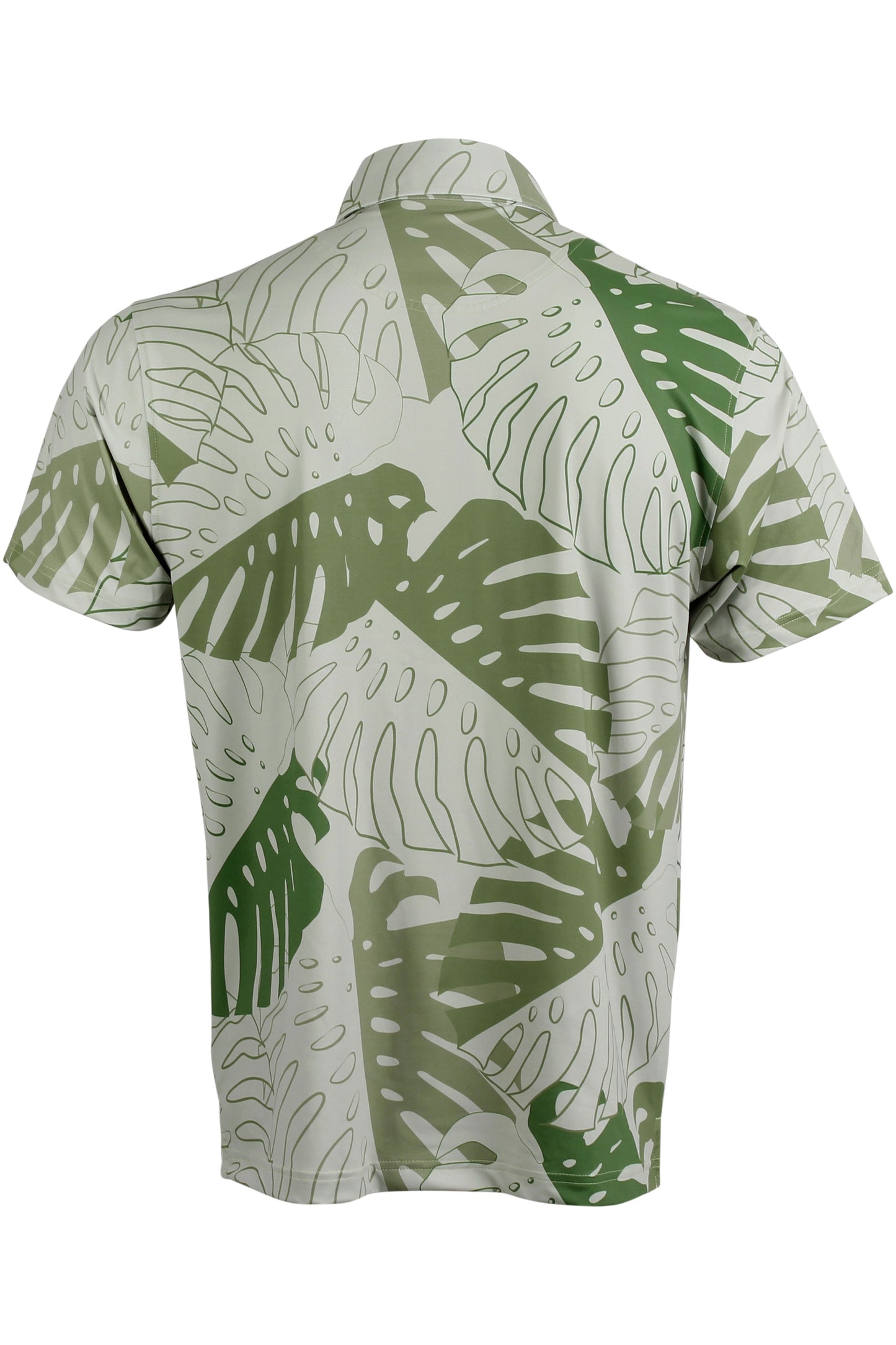 Monstera-Light Green Polo