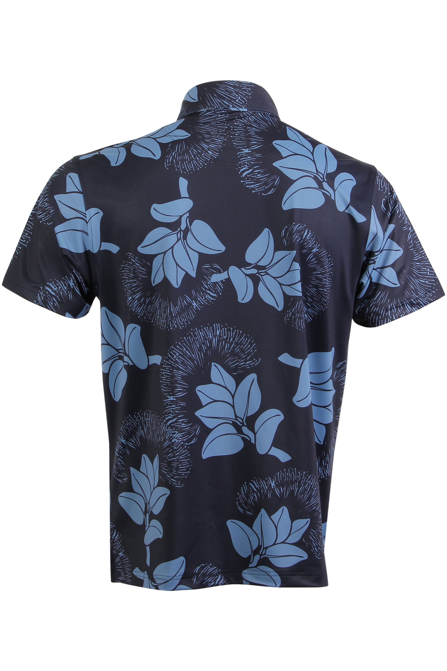 'Ohi'a Lehua-Midnight Blue Button Down