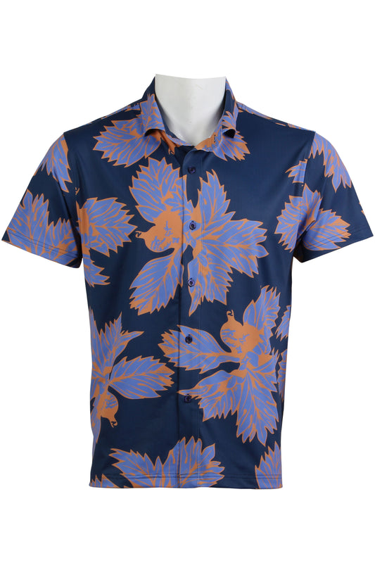 'Ulu-Midnight Citrus Button Down