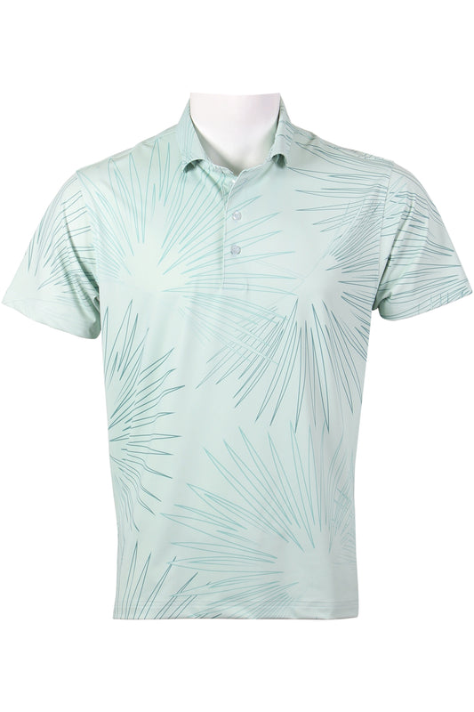 Sun Palm-Mint Polo
