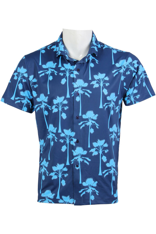 Navy and Carolina Loulu Button Down
