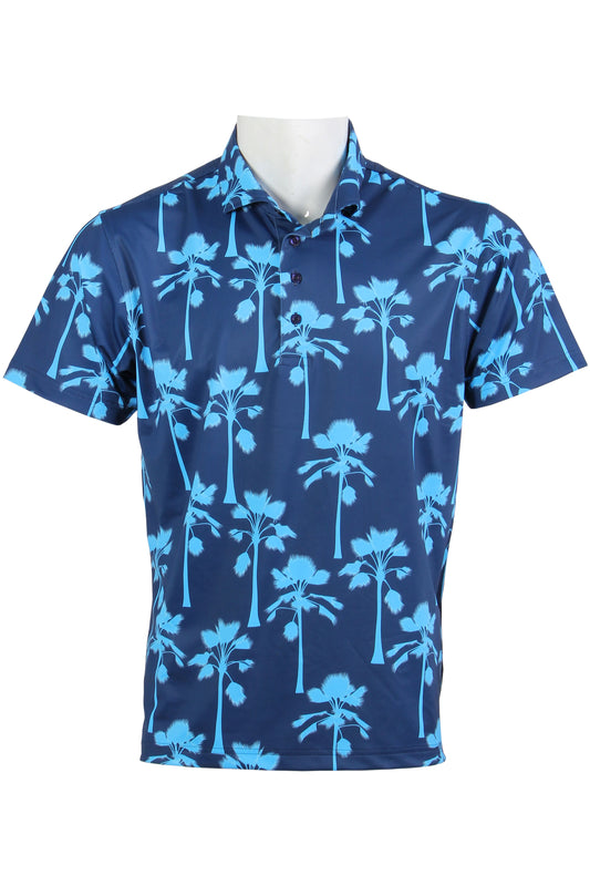 Navy and Carolina Loulu Polo