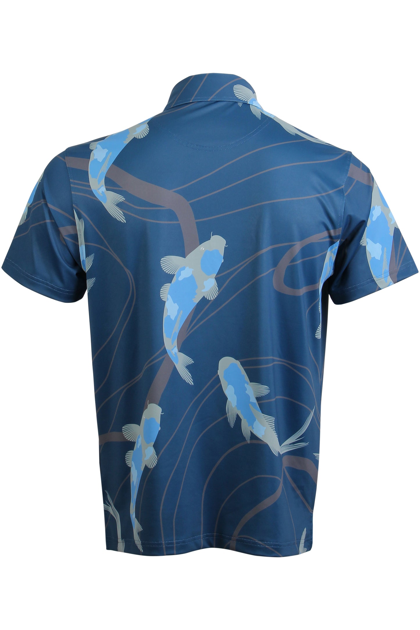 Navy Koi Polo