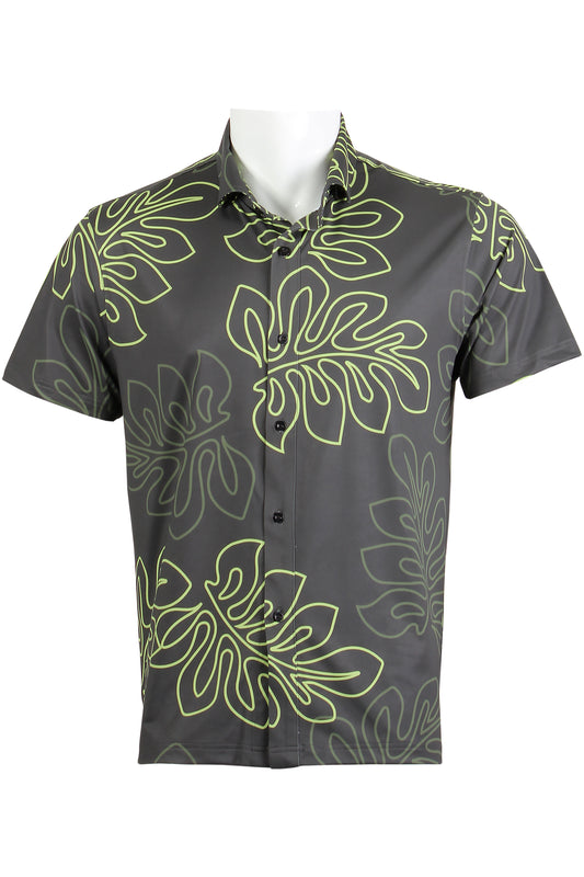 Laua'e-Olive Green Button Down