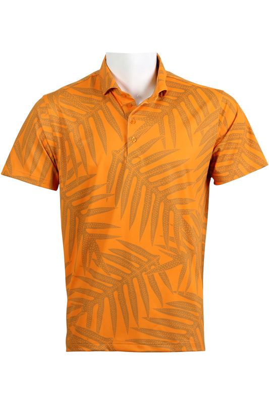 Orange Laua'e Fern Polo