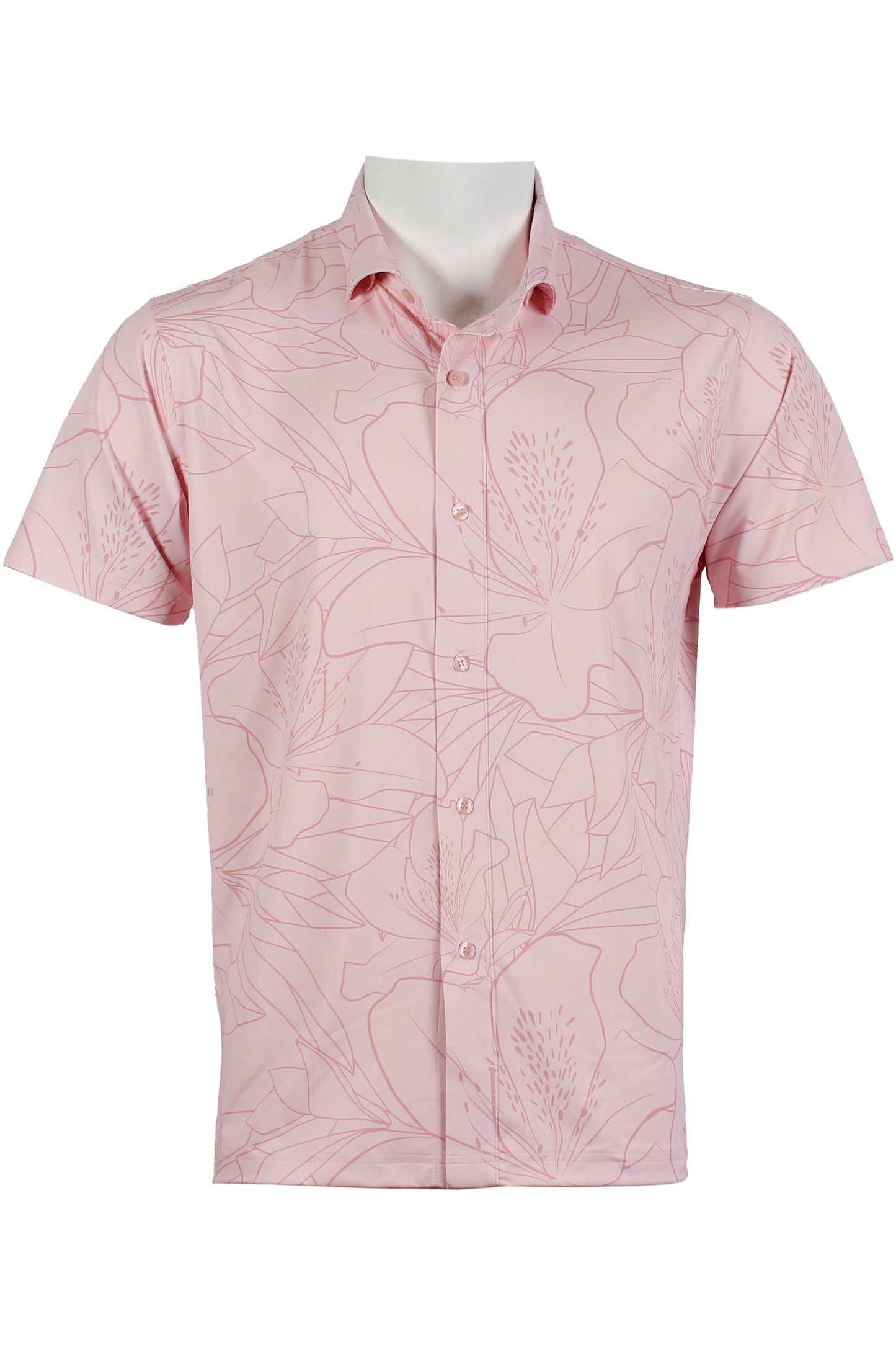 Azalea-Pink Button Down