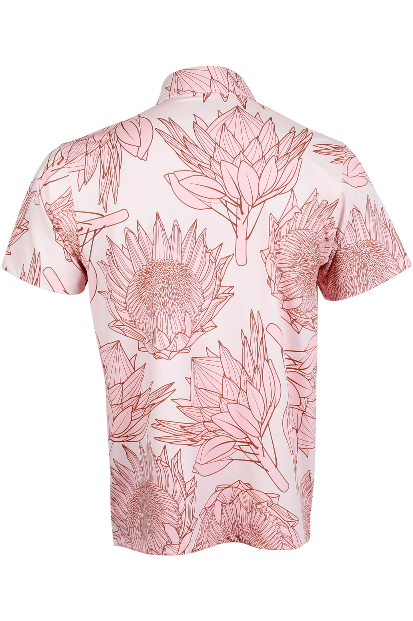 Protea-Pink and Copper Button Down