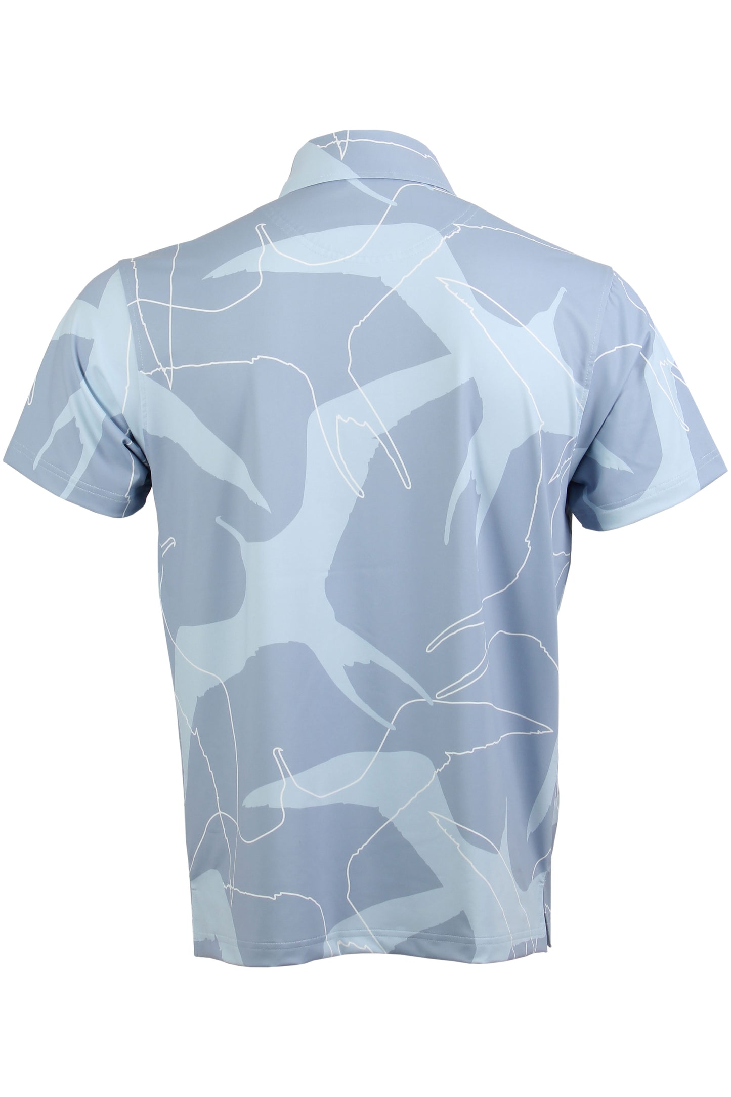 'Iwa Bird-Powder Blue Button Down