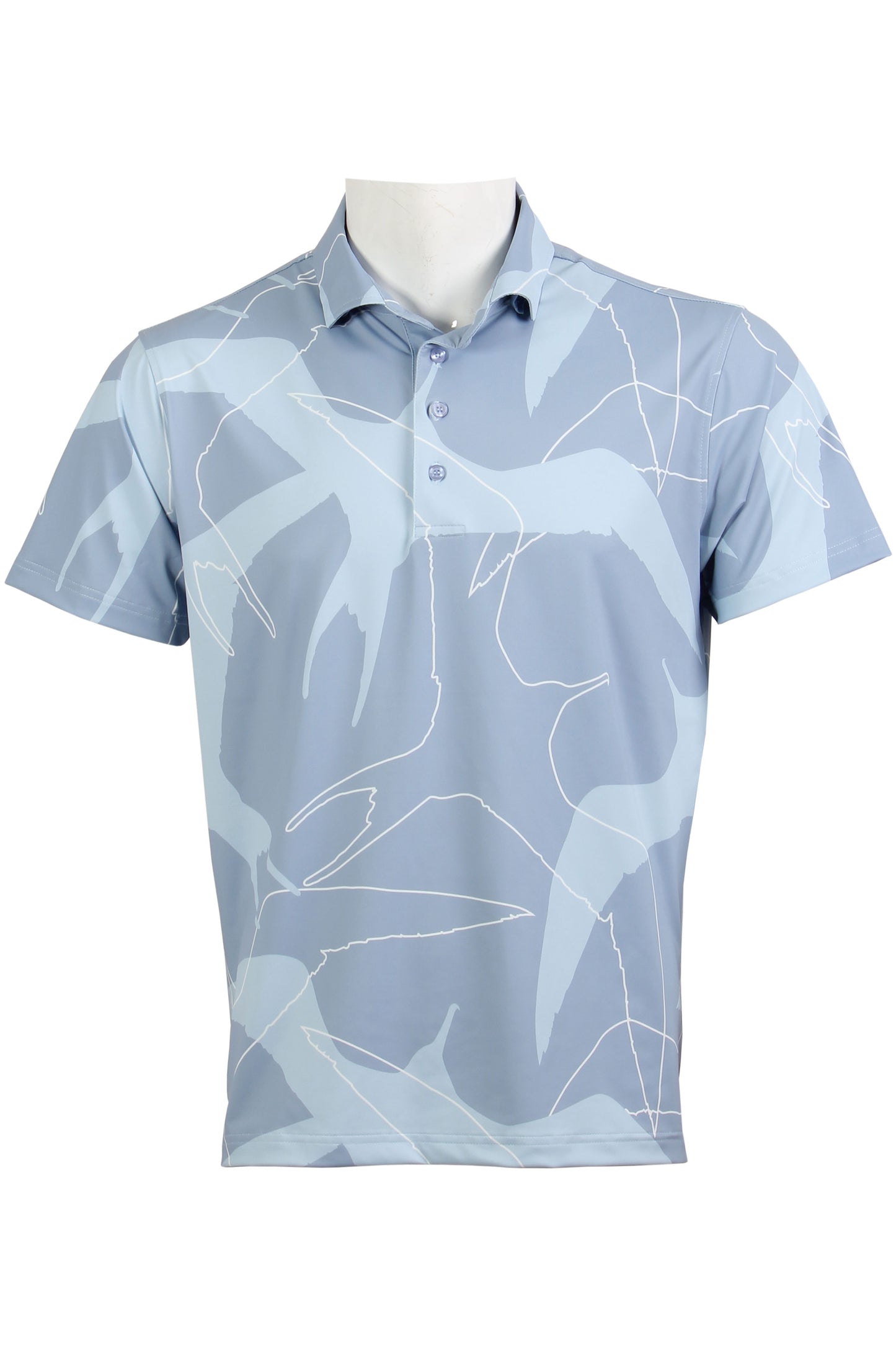 'Iwa Bird-Powder Blue Polo