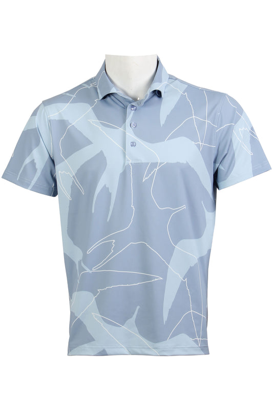 Powder Blue 'Iwa Bird Polo