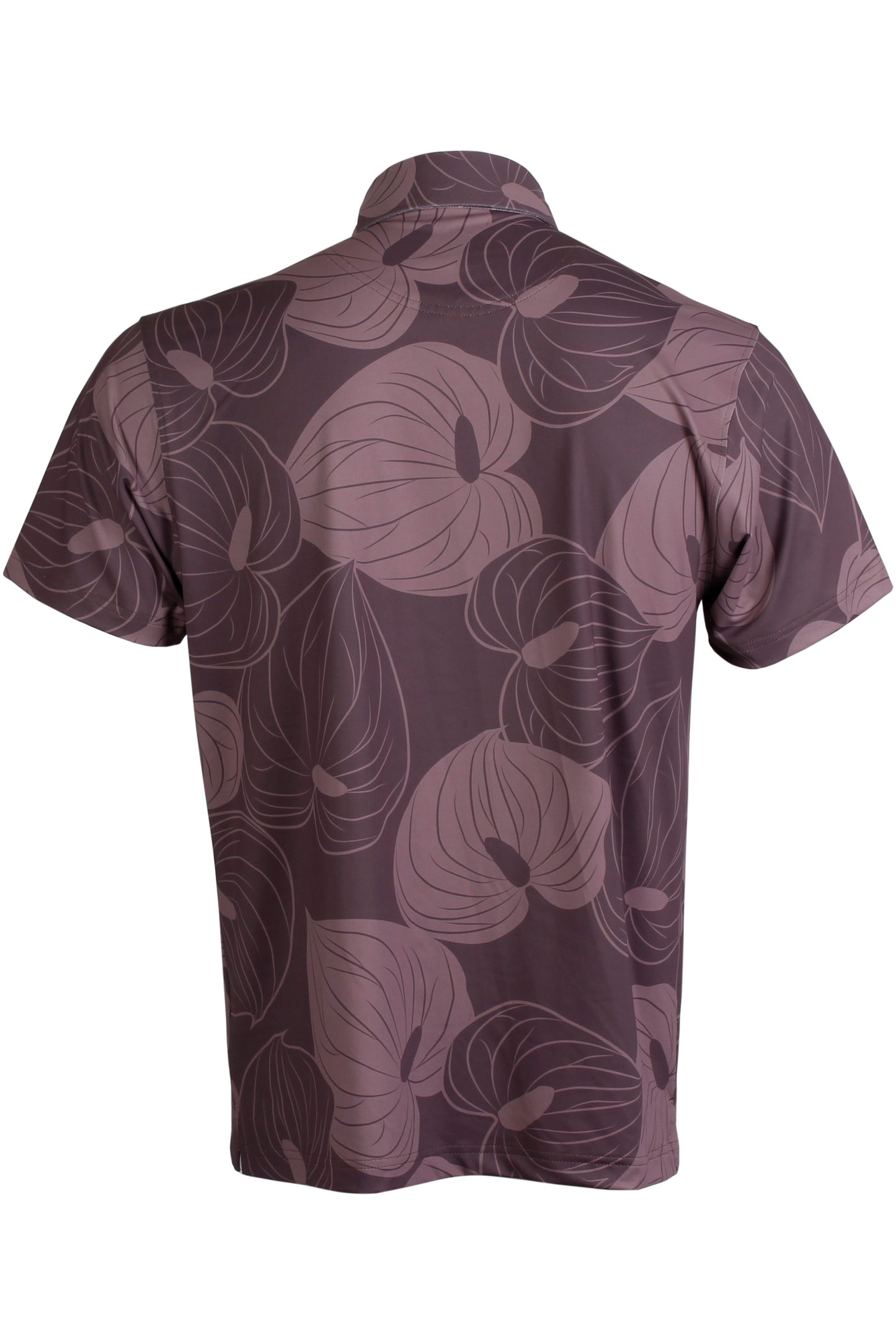 Purple Anthurium Button Down