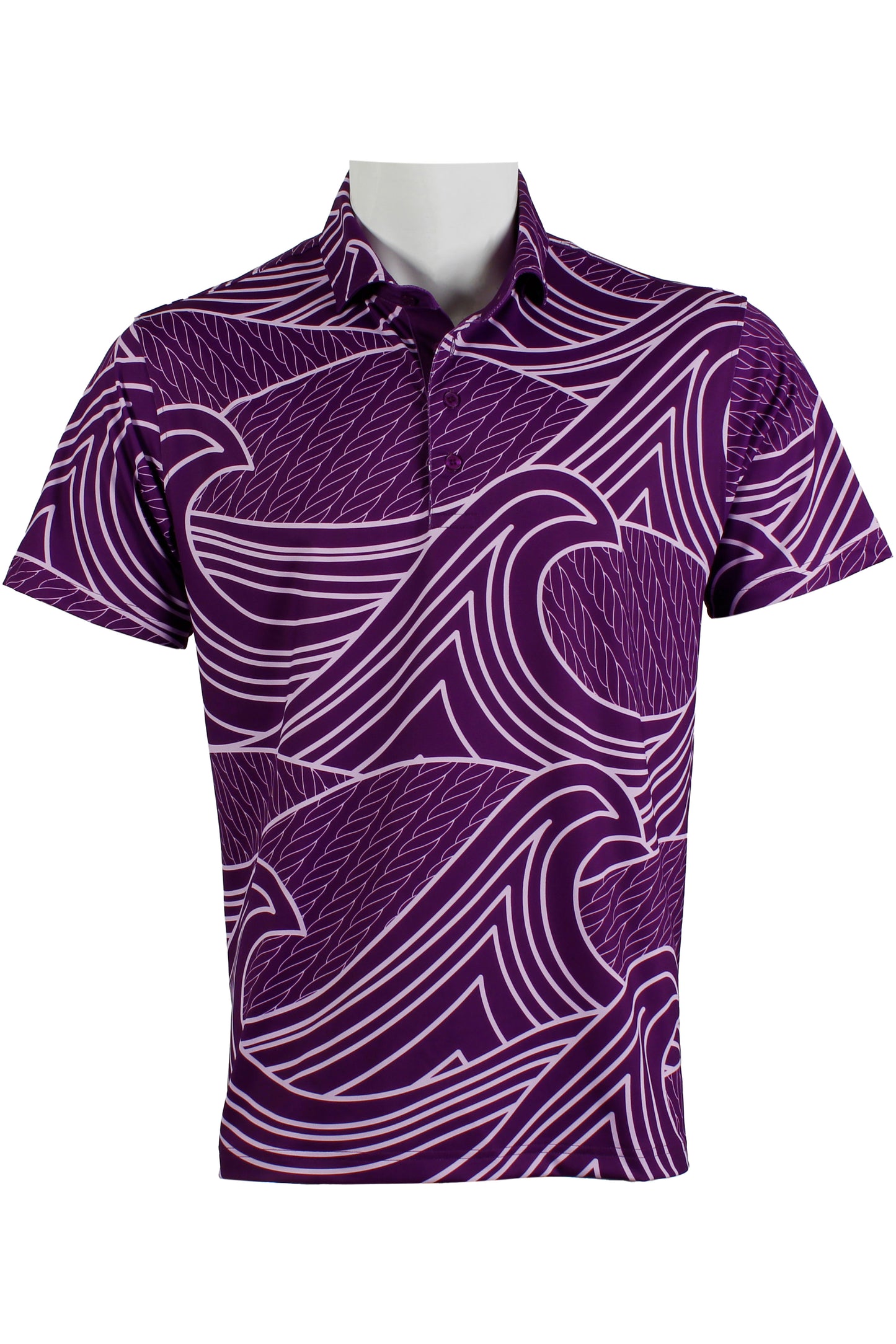 Corded Wave-Purple Polo