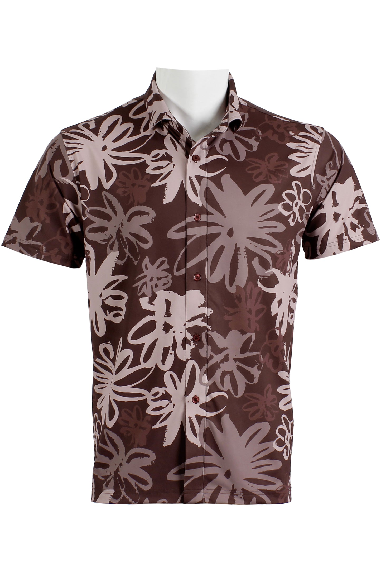 Full Bloom-Purple Button Down